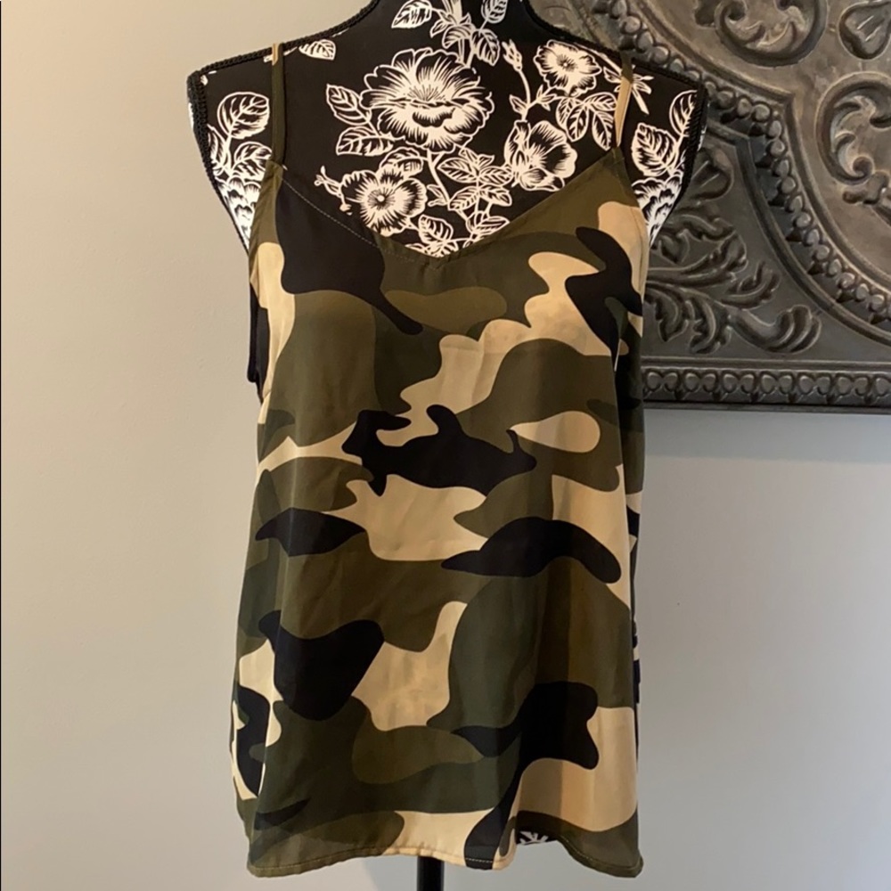 Boutique Camp Print Tank